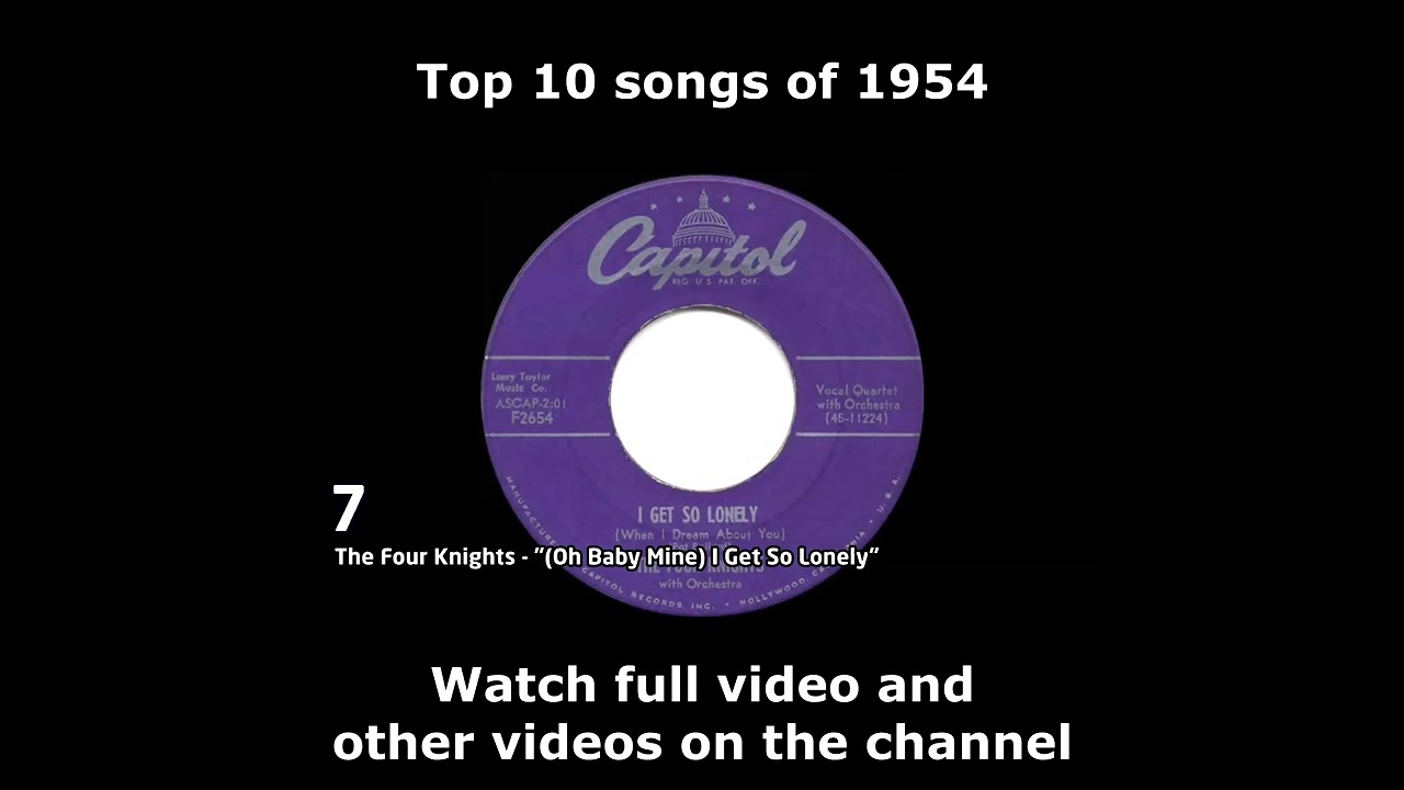 Top 10 songs of 1954