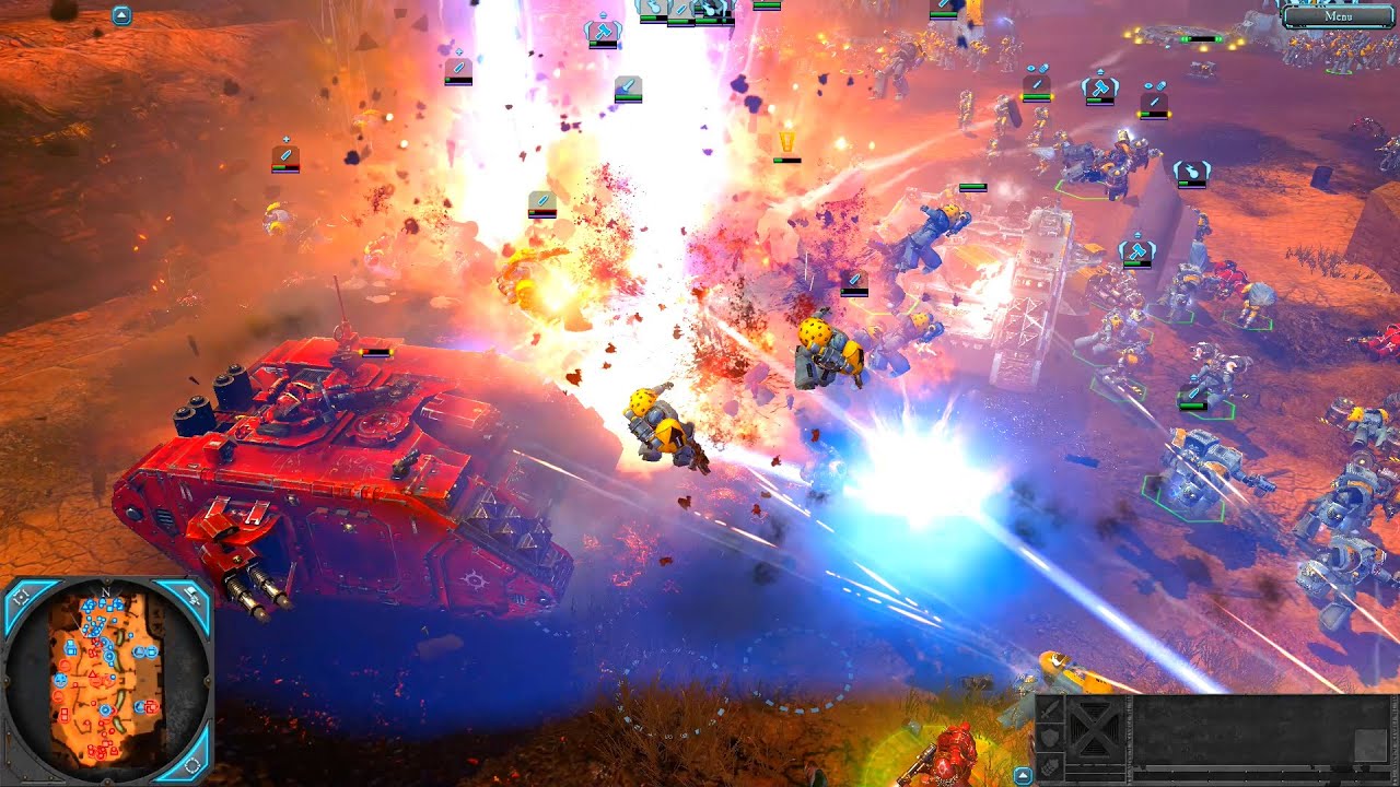 Horus Heresy! Space Wolves vs Thousand Sons! Epic Battle, Warhammer 40k: Dawn Of War 2: Retribution