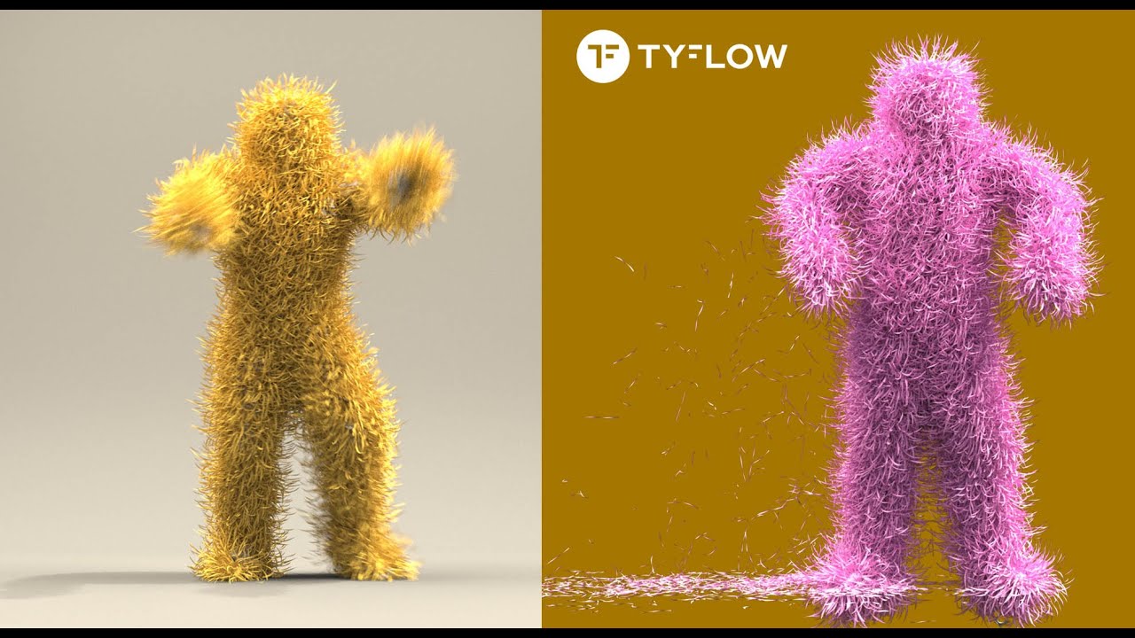HOW TO SIMULATE DYNAMIC FUR FX IN 3DS MAX USING TYFLOW