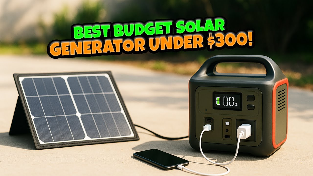 Top 5 Best Budget Solar Generator Under $300!🔥🔥