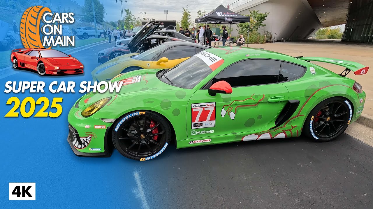 Super Cars on the River | 2025 Cars on Main