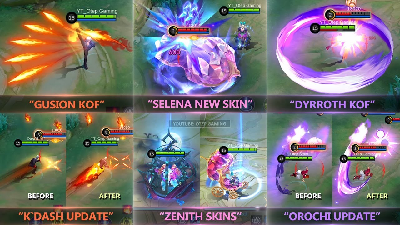 New Skins Gameplay, Zenith and KOF update!