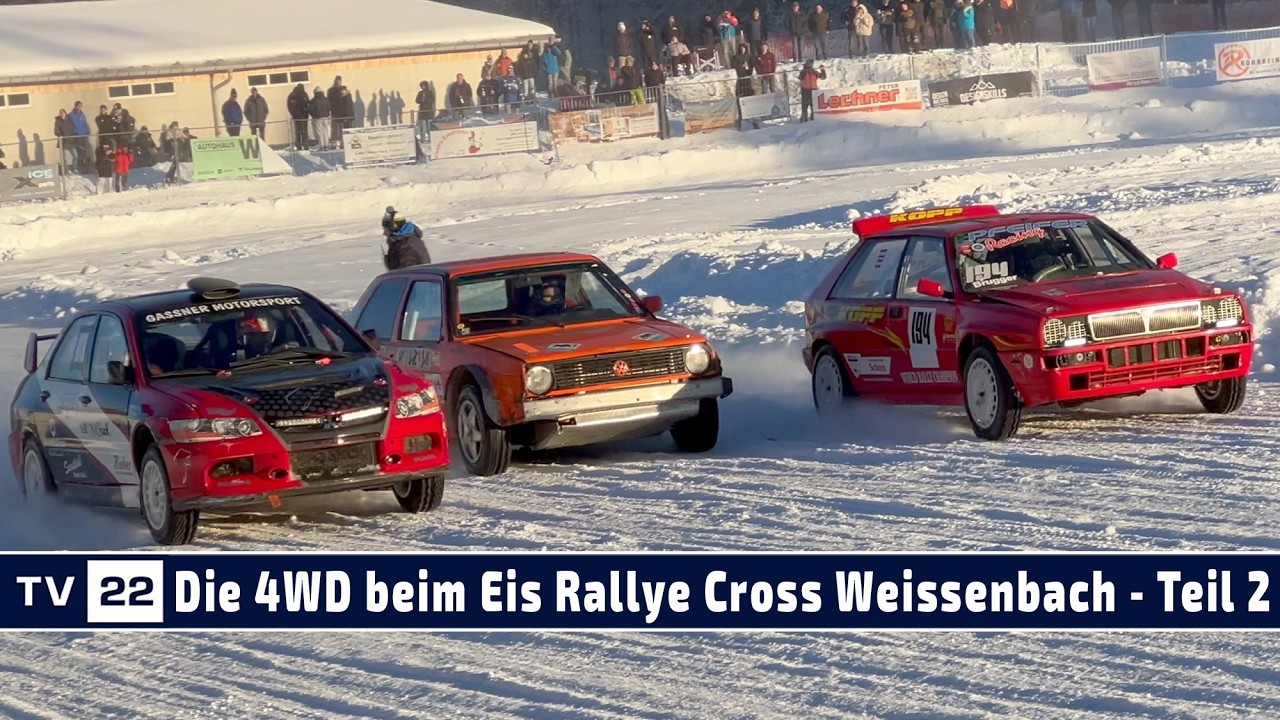 MOTOR TV22: Die besten Bilder bei den 4 WD Autos | Eis Rallye Cross Eisrennen Weissenbach 18.01.2025