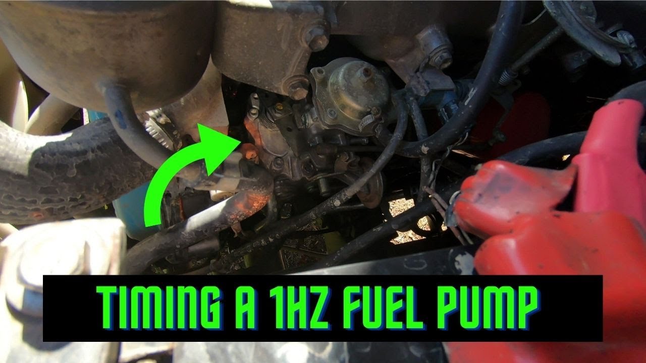 How To Time A Toyota Landcruiser 1HZ Fuel Pump (non Turbo)