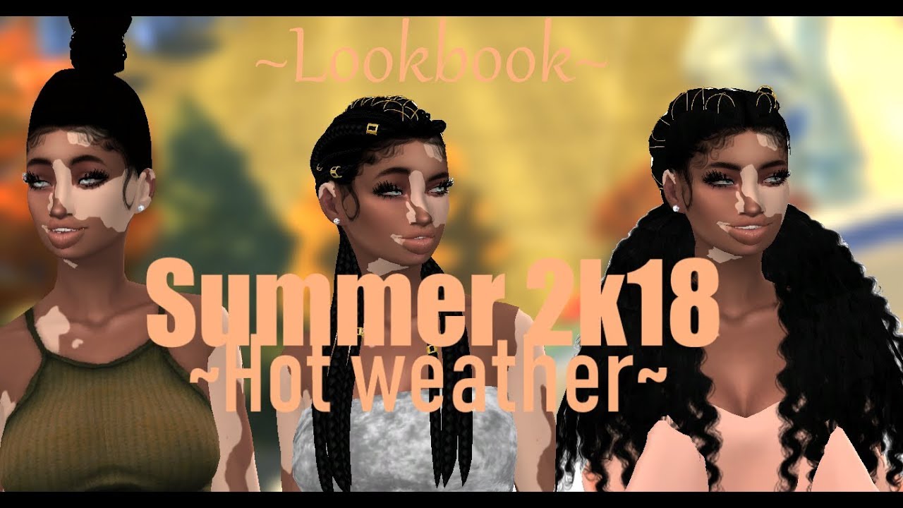Sims 4-Summertime Lookbook Collab(cc links)