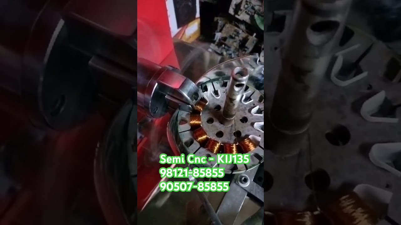 SEMI CNC Ceiling Fan Winding Machine KIJ 135 &ndash; High-Speed & Precision Winding