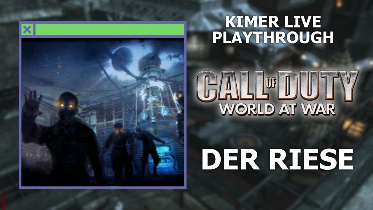 Call of Duty: World at War [04]- Der Riese - Kimer Live Playthrough