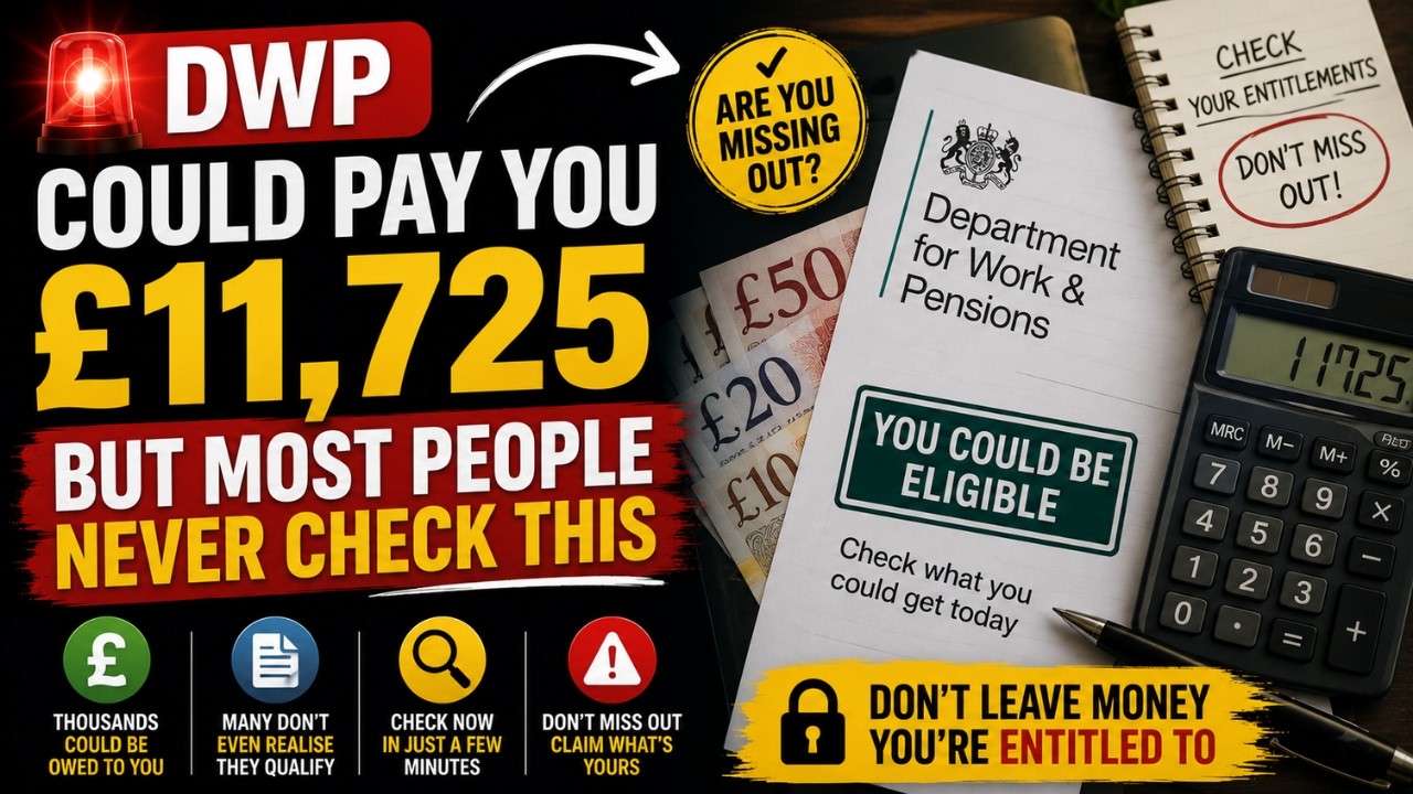 🚨 DWP Could Pay You &pound;11,725 &mdash; But Most People Never Check This