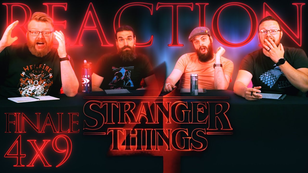 Stranger Things 4x9 FINALE REACTION!! 
