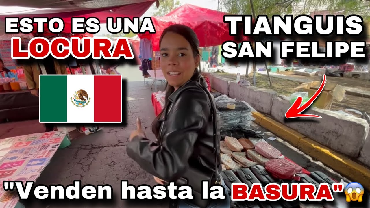 CUBANA🇨🇺va a un TIANGUIS en MÉXICO 🇲🇽 San FELIPE de JESUS el MÁS GRANDE de LATINOAMÉRICA 🌎¡😱!