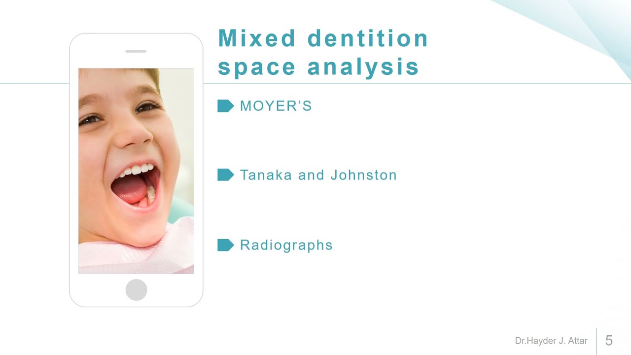 Orthodontic SPACE ANALYSIS