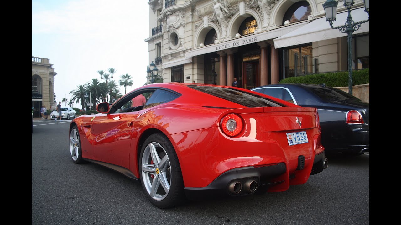 AWESOME Ferrari F12 Berlinetta INVASION in Monaco! SIGHTS and Sounds! (1080p Full HD)