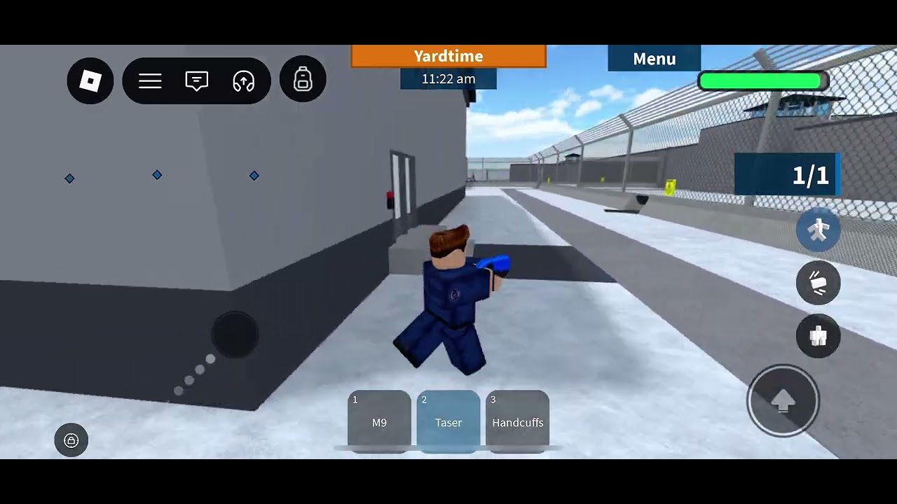 Hello today we will be playing prison life mobile.!