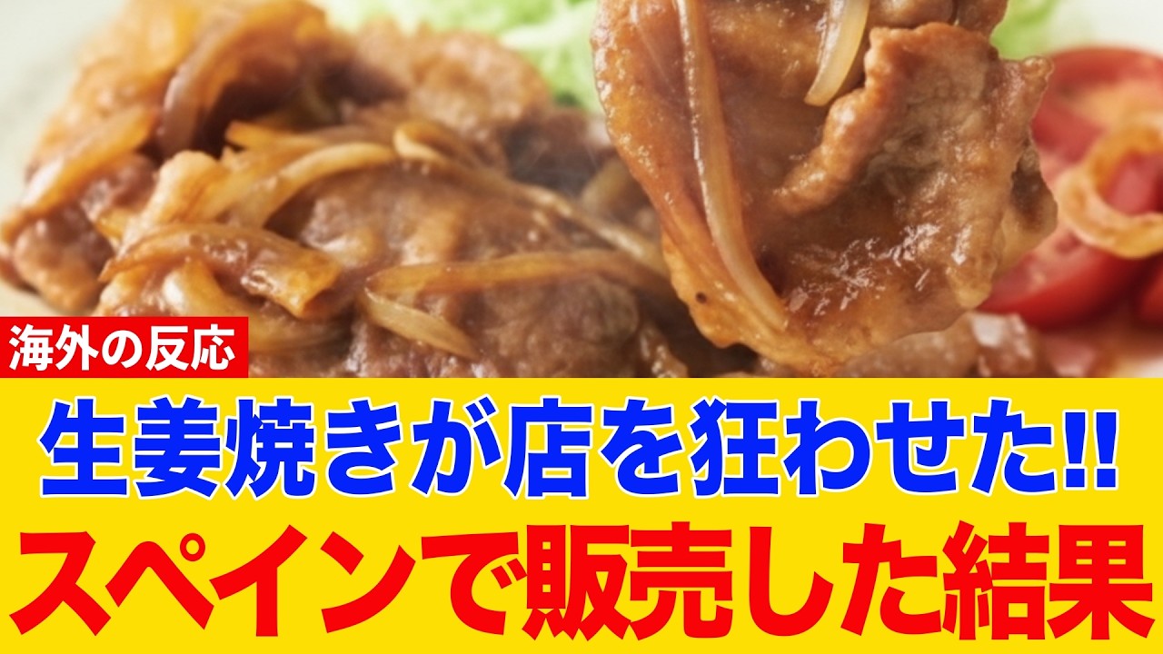 「日本の生姜焼きで店が狂った！！」スペイン人女性が、初めて食べた生姜焼きに感動！！作り方を教わりキッチンカーで振る舞った結果…想像を絶する反響に驚愕！？【世界の反応】