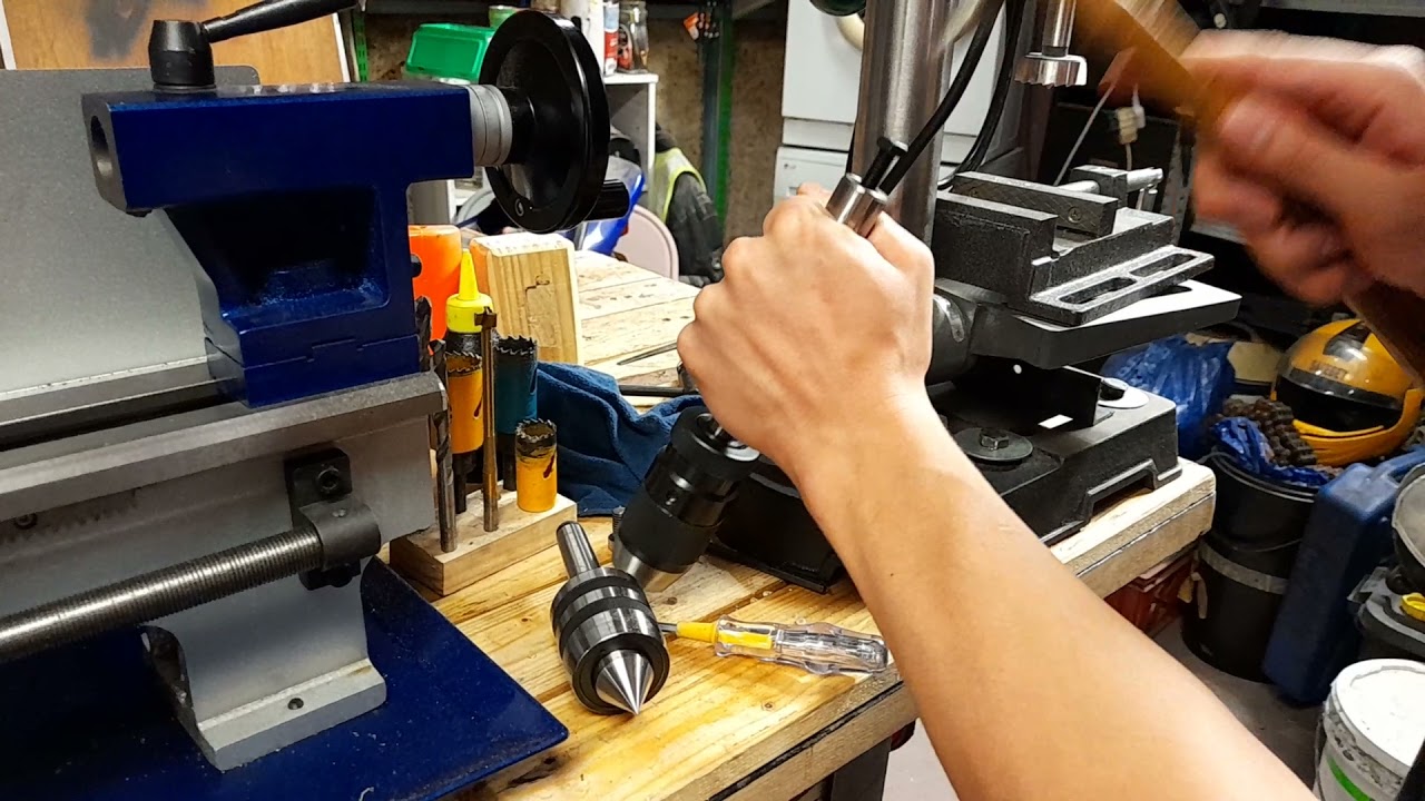 HOW TO REMOVE A STUCK ARBOR FROM LATHE TAILSTOCK