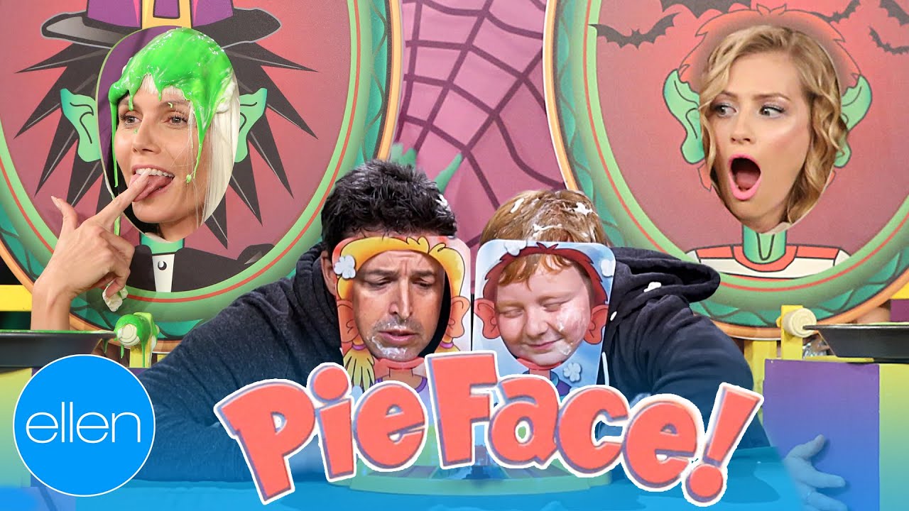 Top 3 Games of Pie Face on The Ellen Show