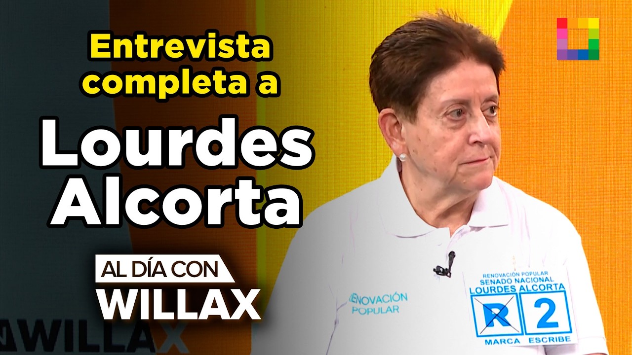 Al Día con Willax - MAR 09 - ENTREVISTA COMPLETA A LOURDES ALCORTA, CANDIDATA AL SENADO | Willax