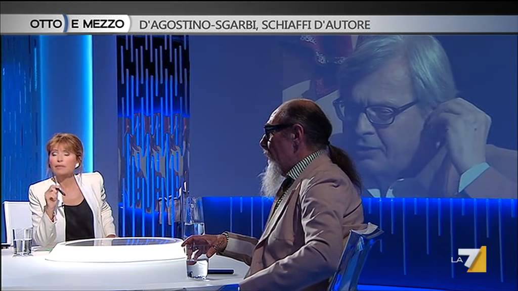 Otto e mezzo - D'Agostino - Sgarbi, schiaffi d'autore (Puntata 23/06/2014)