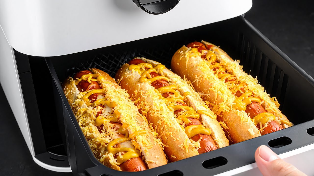 Hotdogs im AirFryer? Ich war völlig überrascht, wie gut die sind! 😍