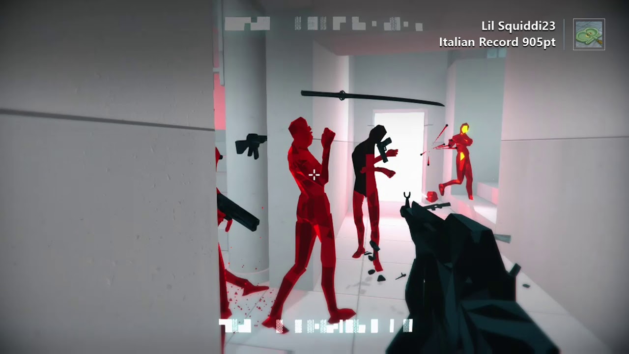 Superhot Endless mode Italian Record-905 Kills