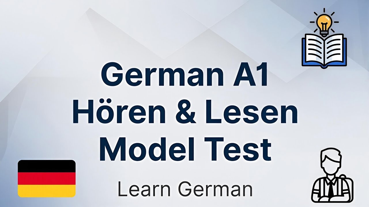 German A1 Listening & Reading Model Test   Hören & Lesen #149