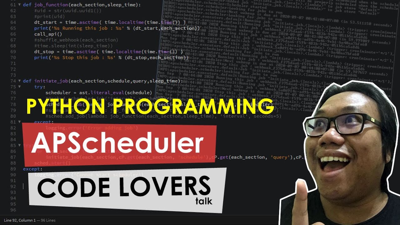 PYTHON PROGRAMMING - APSCHEDULER