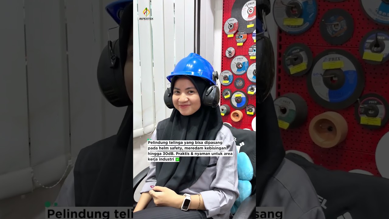 KRISBOW EARMUFF HELMET CAP MOUNTED 30dB | INPERTEK