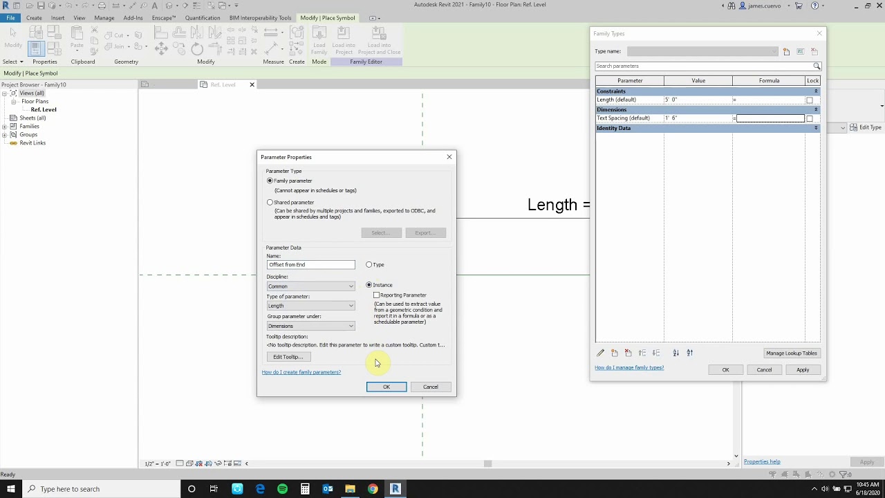 Создание пользовательских линий с текстом в Revit