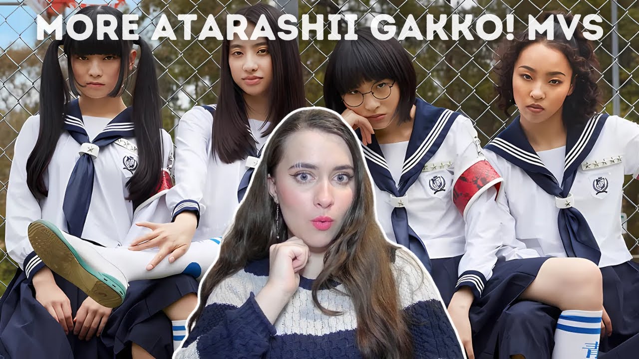 ATARASHII GAKKO! 'はみ出し' + '迷えば尊し' + 'キミワイナ'17 (Kimiwaina'17)' + '毒花 (Dokubana)' MVs REACTION