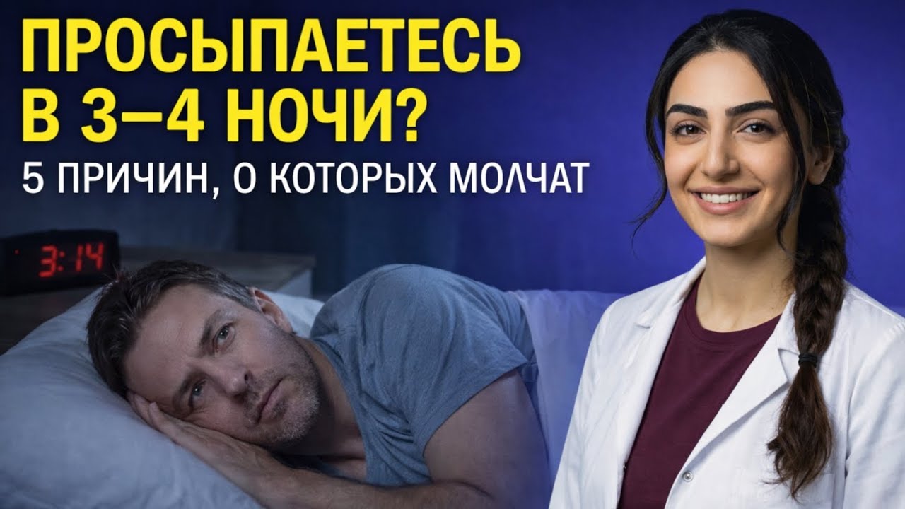 НОЧНЫЕ ПРОБУЖДЕНИЯ: как найти причины и вернуть глубокий сон