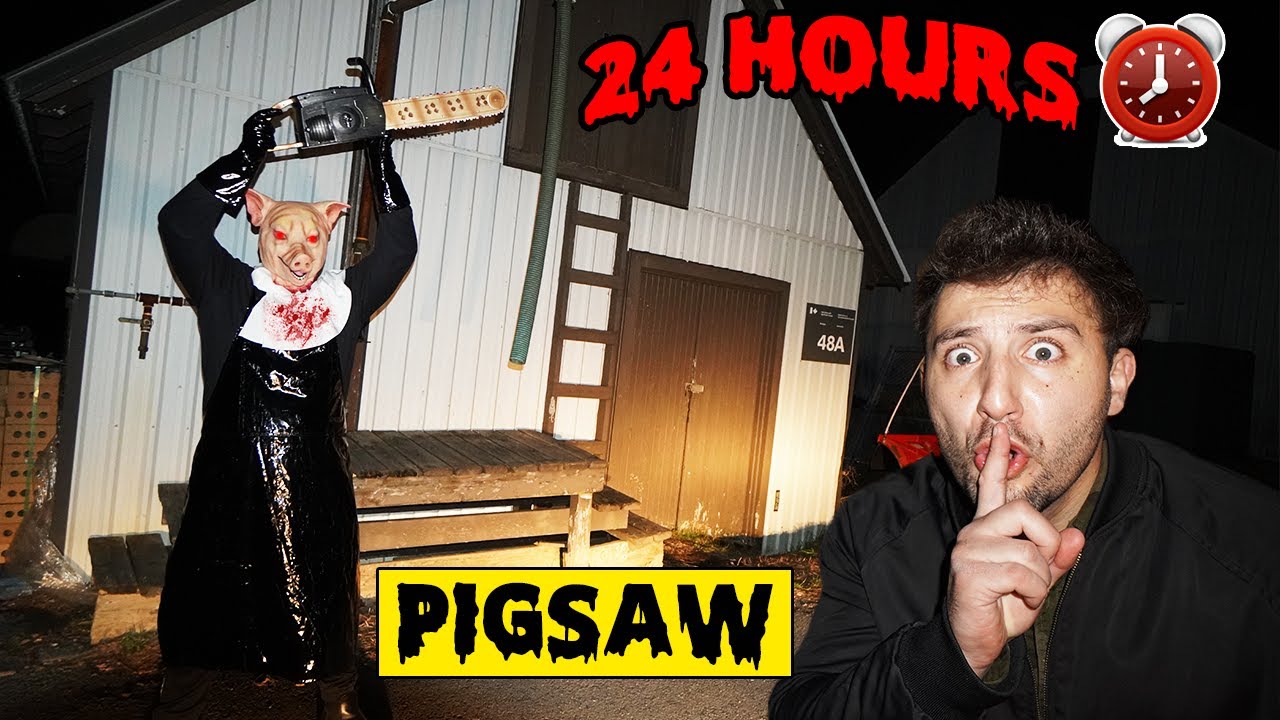 24-часовая ночь на экспериментальной ферме Pigsaw! | Преследовался Pigsaw в 3 часа ночи!! (Пошло ...