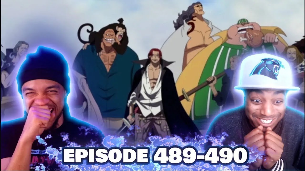 Shanks Stops The War! One Piece Episode 489-490 Reaction