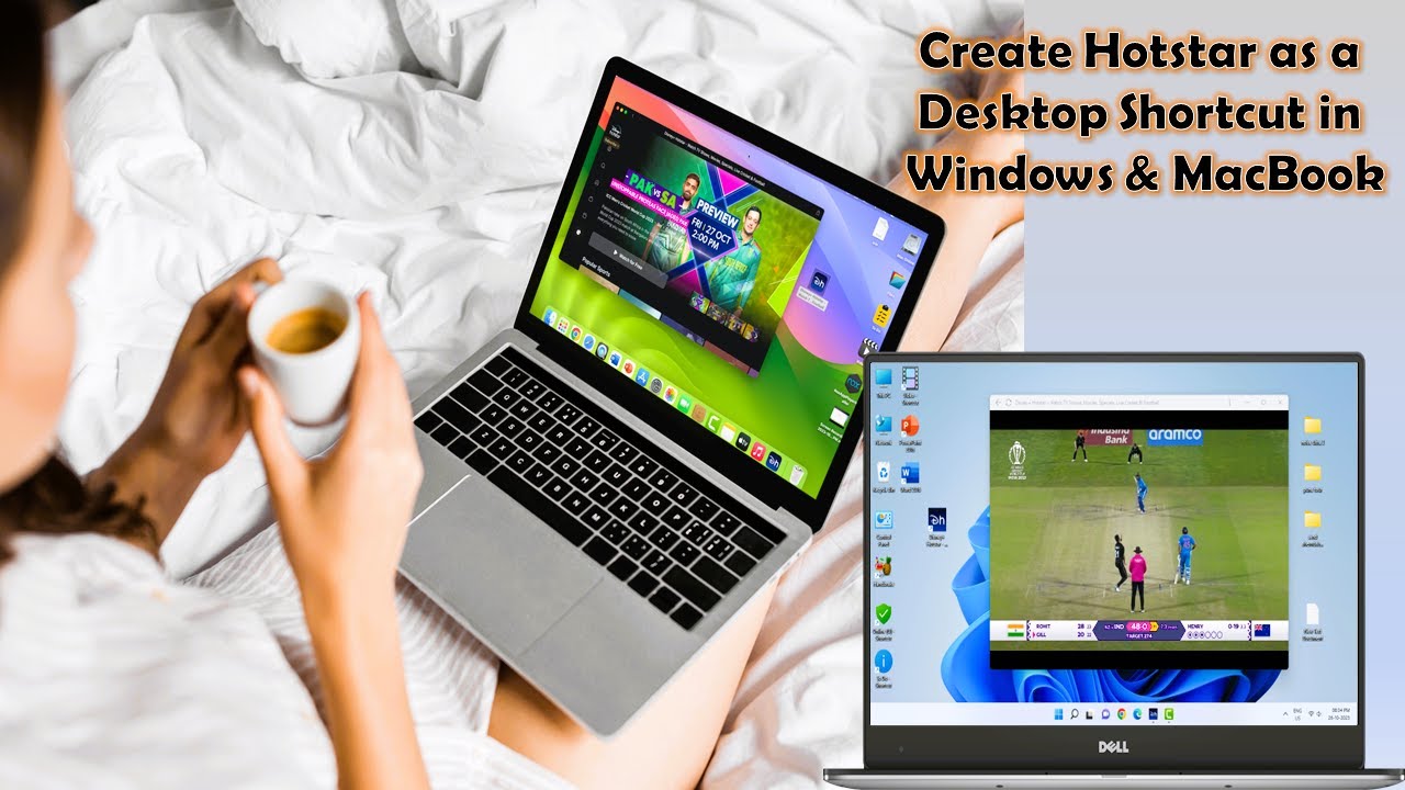 How to Create JioHotstar as Desktop App Shortcut Icon in Windows PC & MacBook