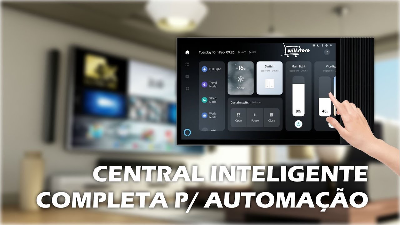 MidPanel - Central Inteligente de 8 Polegadas Completa para Automação - Novadigital Tuya