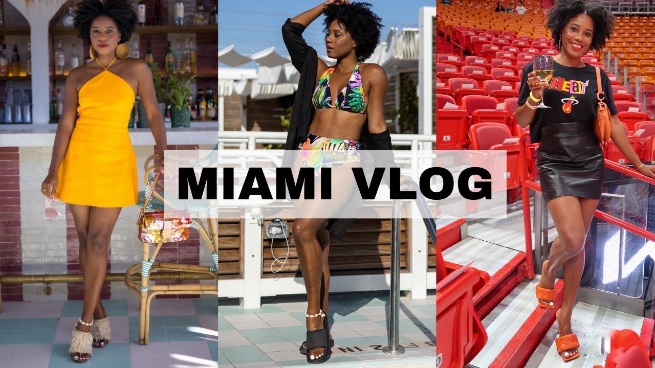 🌴MIAMI VLOG! Brunching with Friends, Miami Heat Game, Jewelry Haul & Fashion Shoot 🌴 | MONROE STEELE