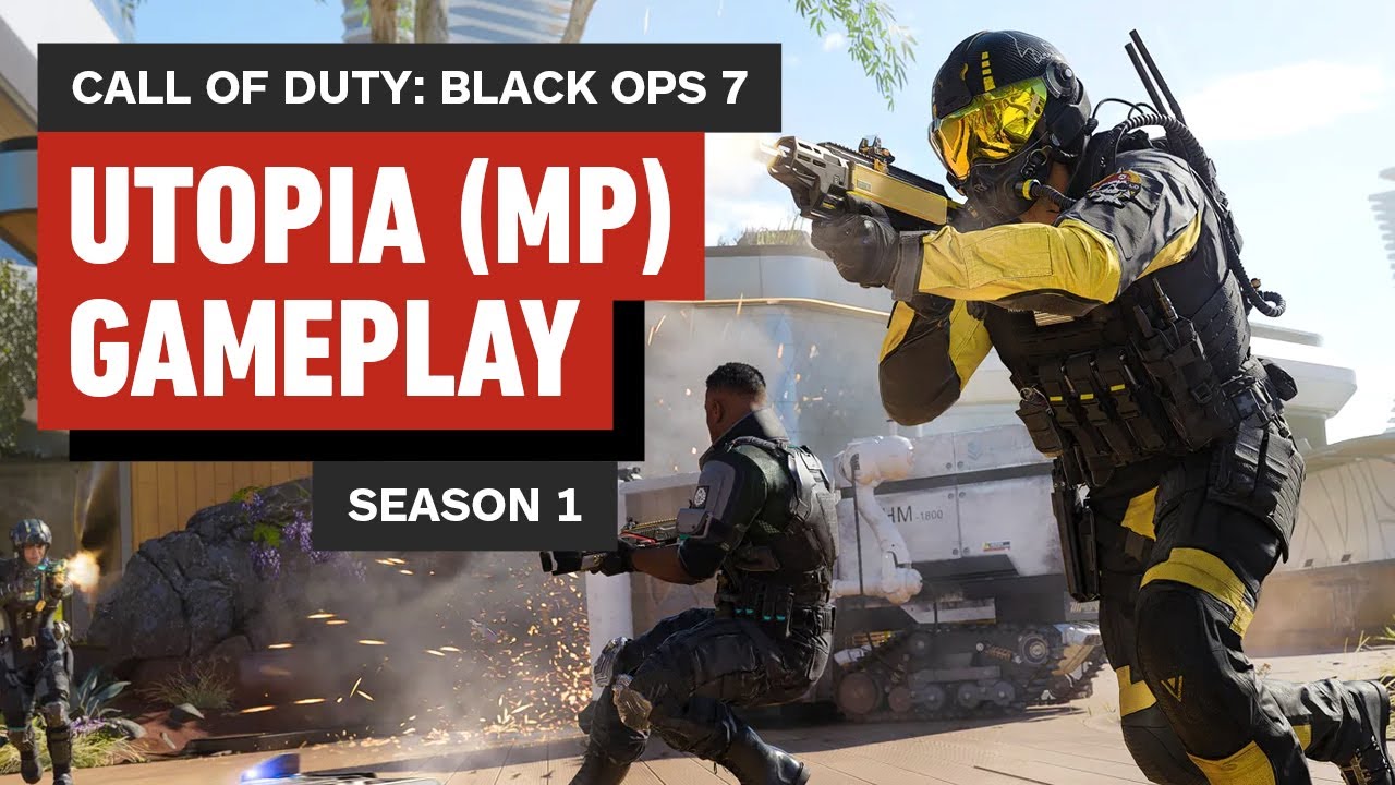 Call of Duty: Black Ops 7 &ndash; Utopia Map (6v6 Team Deathmatch) Season 1 Gameplay | 4K 60FPS