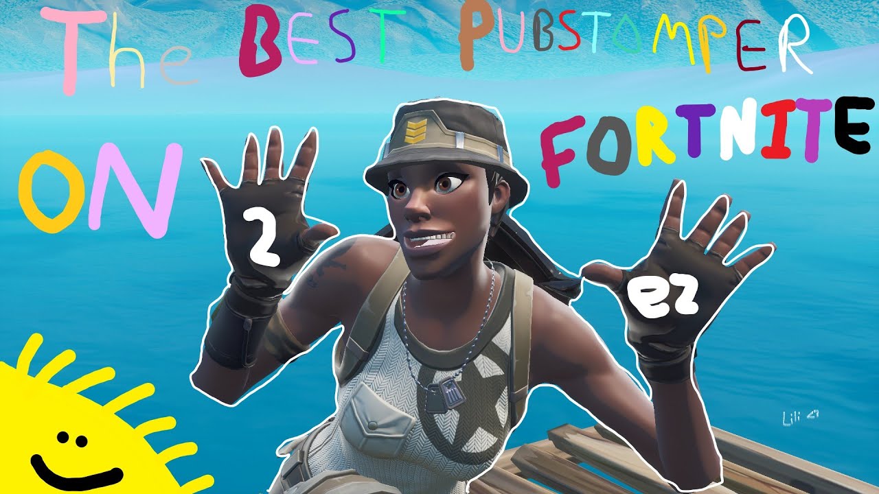 the BEST pubstomper on fortnite.... (really cool montage)