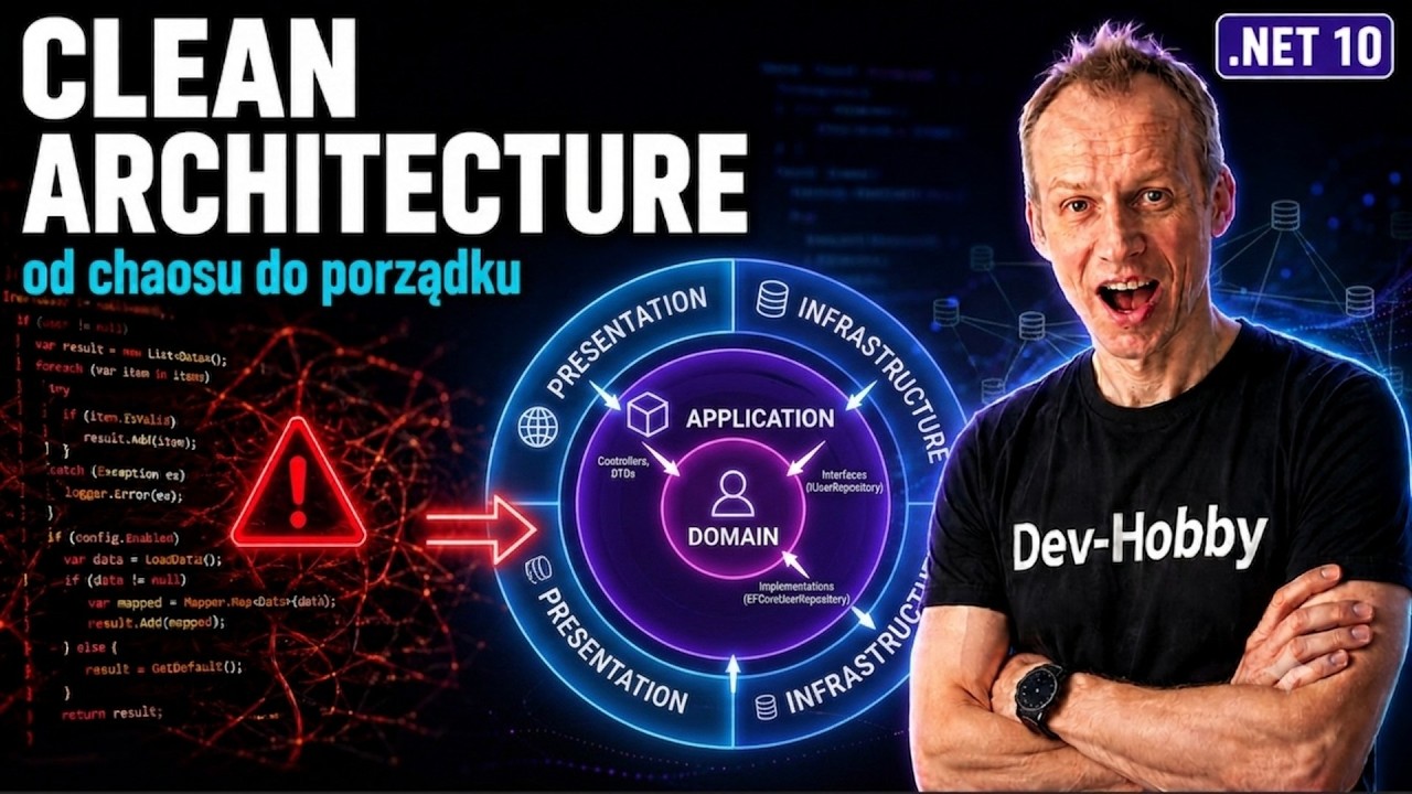 Clean Architecture w .NET 10 &mdash; Live Refactoring (Before &rarr; After) #CleanArchitecture