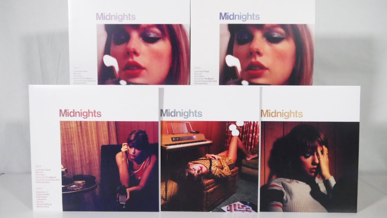 Taylor Swift - Midnights All Vinyl Editions Unboxing