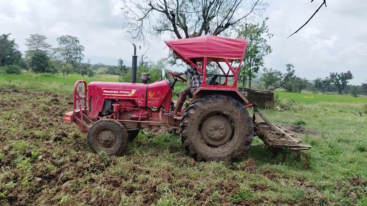 खेत पर काम #new #mahindra #tractor #video 📸🚜 @Sk_Tractor_Wala #475 #minivlog #video 
