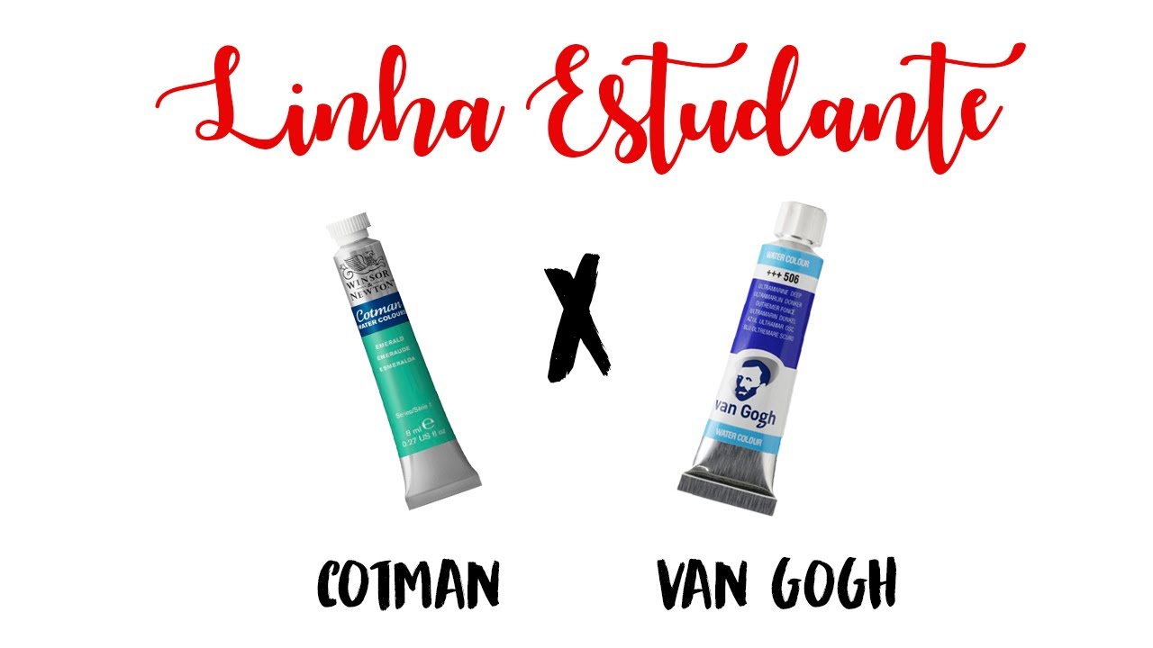 Comparando Aquarelas ESTUDANTES | COTMAN X VAN GOGH | @ANABLUEARTWORK
