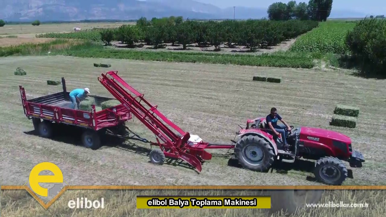 elibol balya toplama makinası