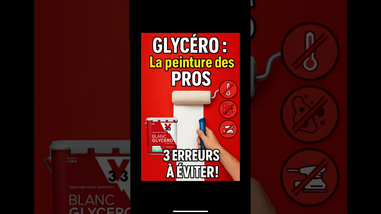 Peinture glyc&eacute;ro : ce que tu dois savoir  ⚠️ #astucesbricolage #peinture