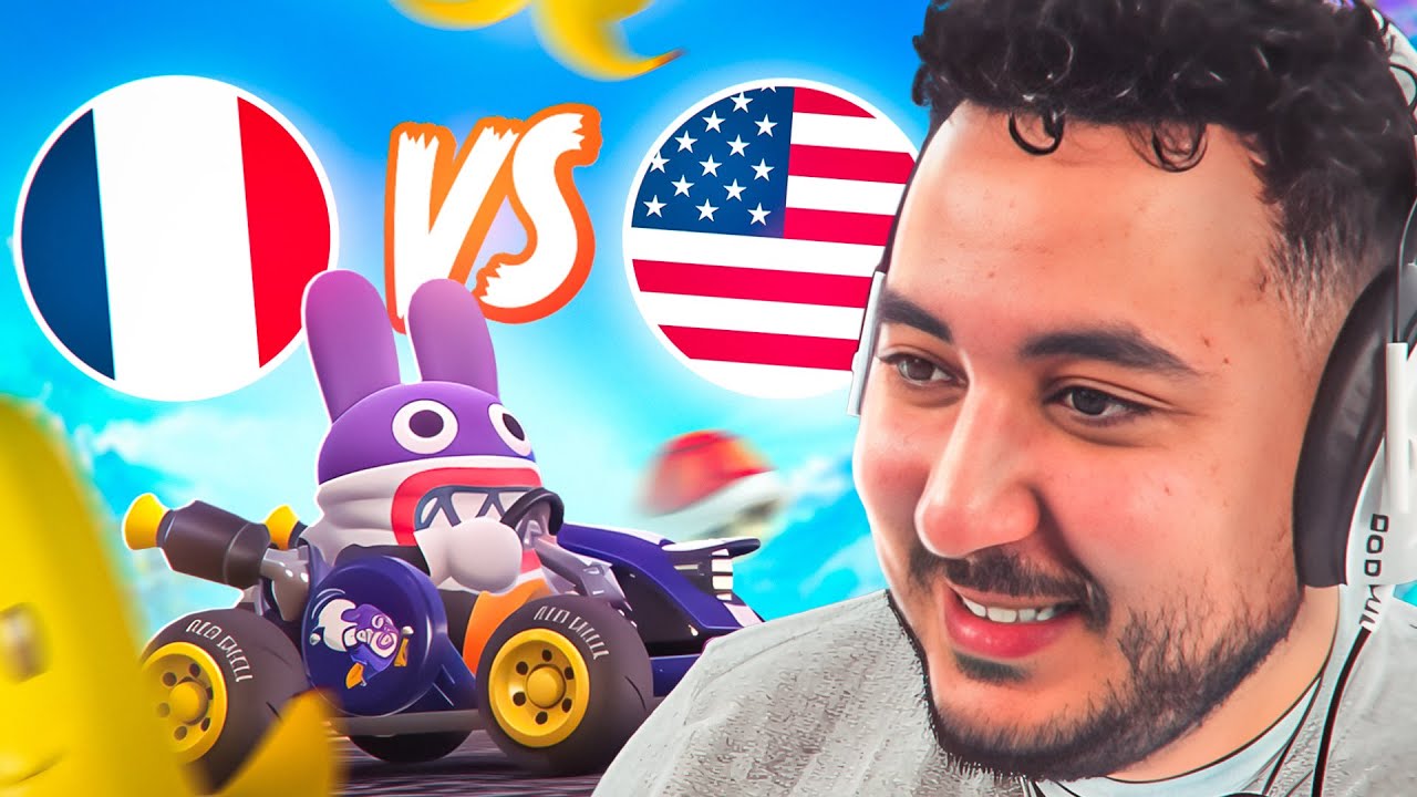 ON AFFRONTE LA TEAM DE LUDWIG SUR MARIO KART ! (FRA vs USA)