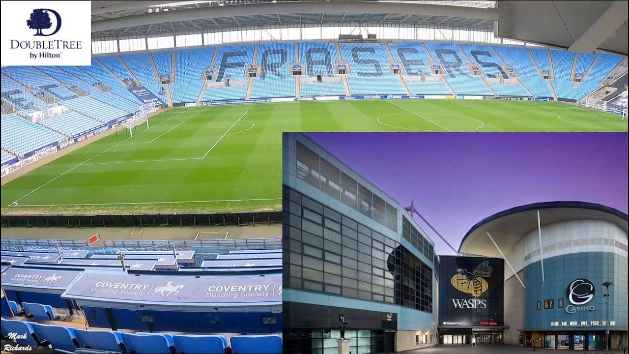DoubleTree by Hilton Coventry Building Society Arena full tour of hotel - upgrade to Suite