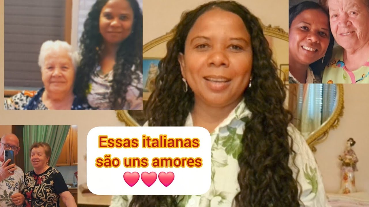 Me despedindo das  italianas.