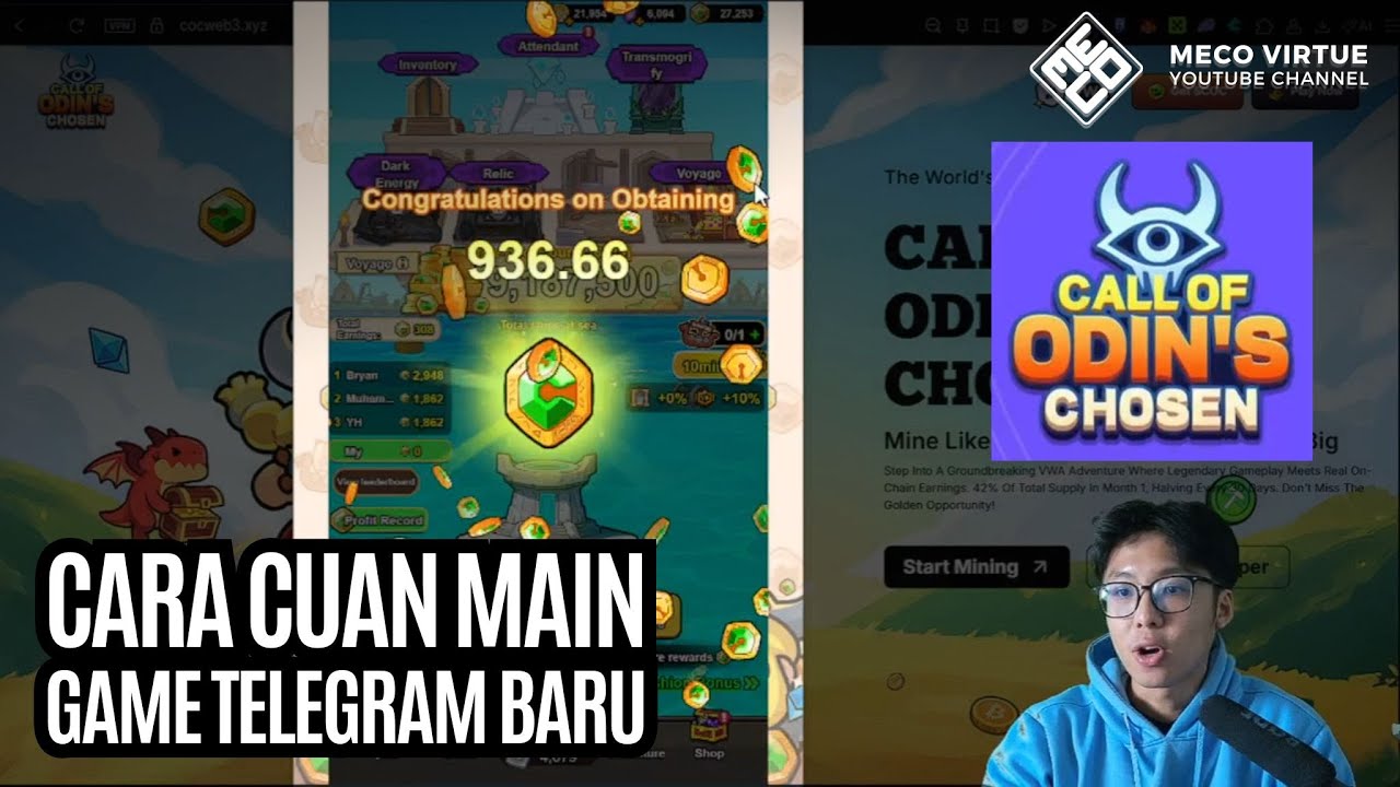 Bahas Detil Cara Main Game Cuan Call Of Odin's Chosen [ Telegram ]