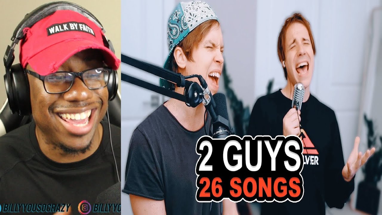 2 Guys, 26 Songs feat  Black Gryph0n REACTION!