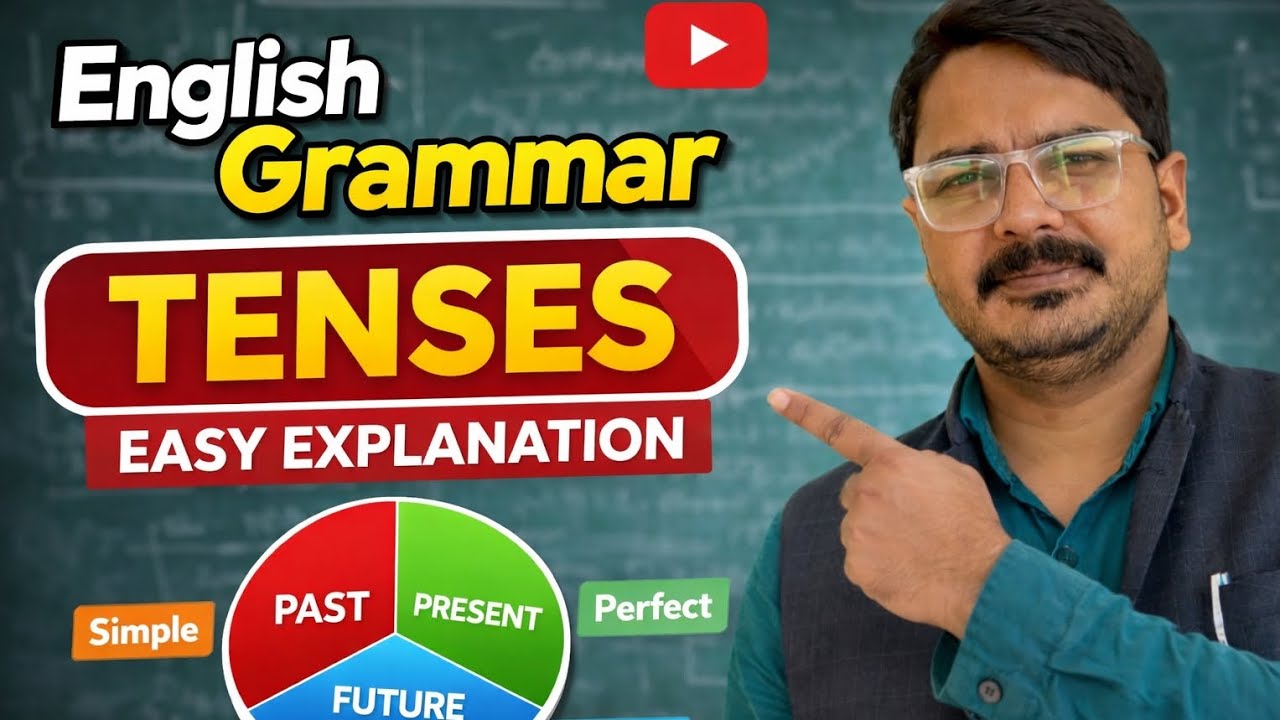 English Grammar Tense | Class 6th-12th | TET,C-TET,S-TET | Tense for all exam | UP Board Exam 2026 