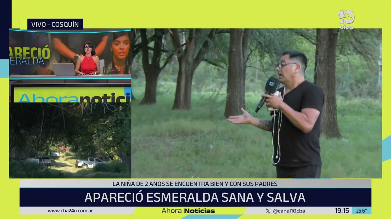Guillermo Bahr desde Cosquín, con toda la información sobre el lugar donde fue encontrada Esmeralda